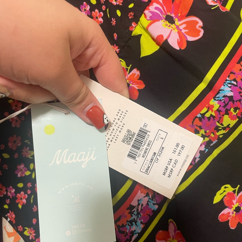 Maaji tropical dress small flowers - Picture 5 of 9